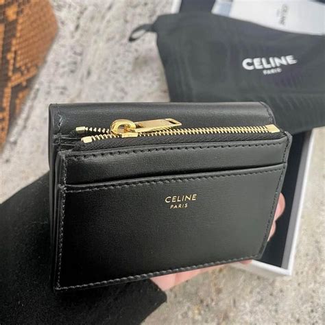 celine wallet card|celine triomphe wallet.